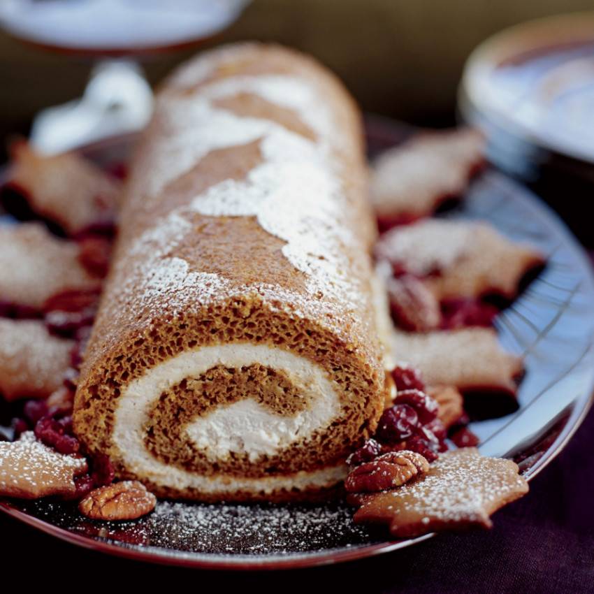 A gingerbread roll for the ages. Source: Food and Wine