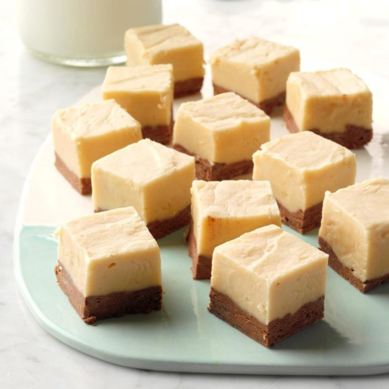 A no-fuss fudge for the funzies! Try saying that three times really fast. Source: Taste of Home