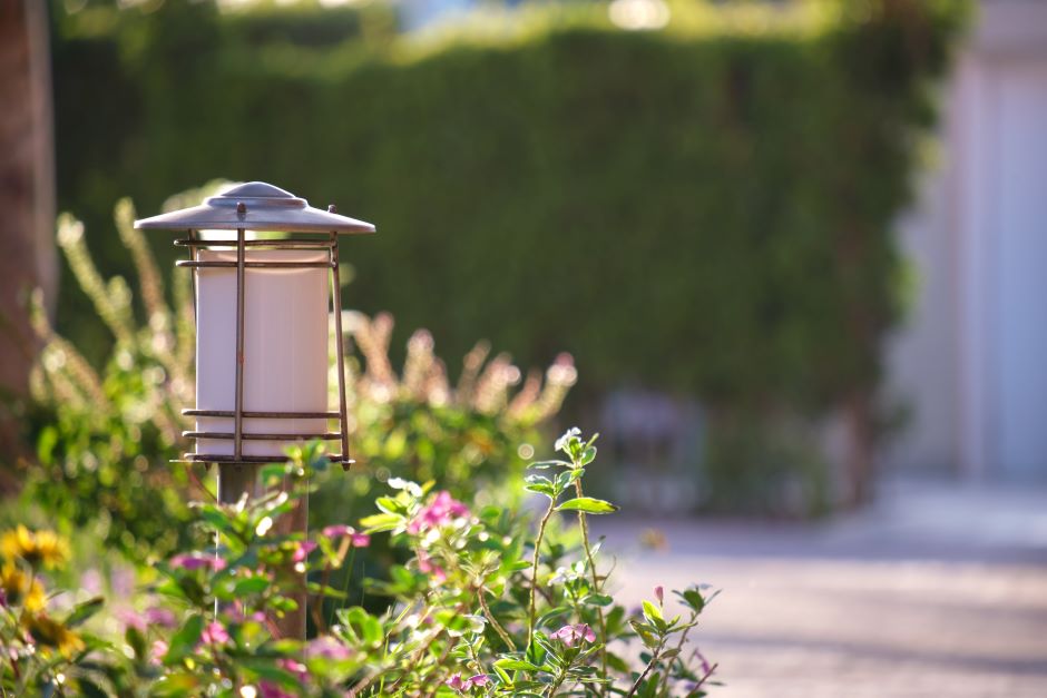 Backyard light pole idea