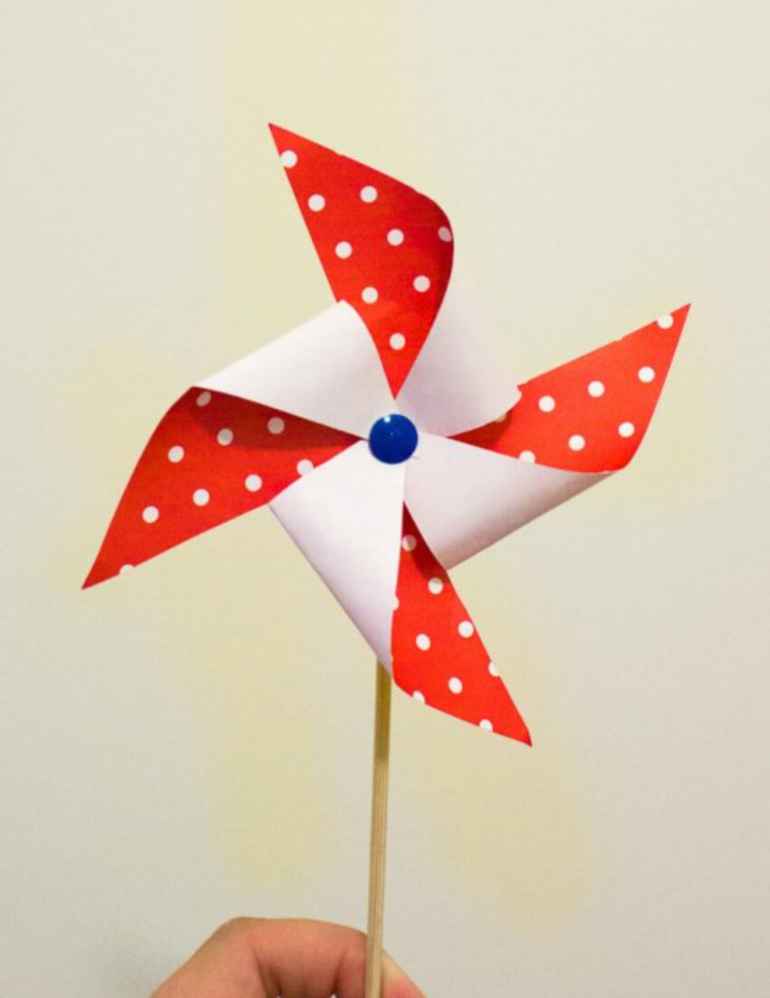 These pinwheels will be really fun for the kids.