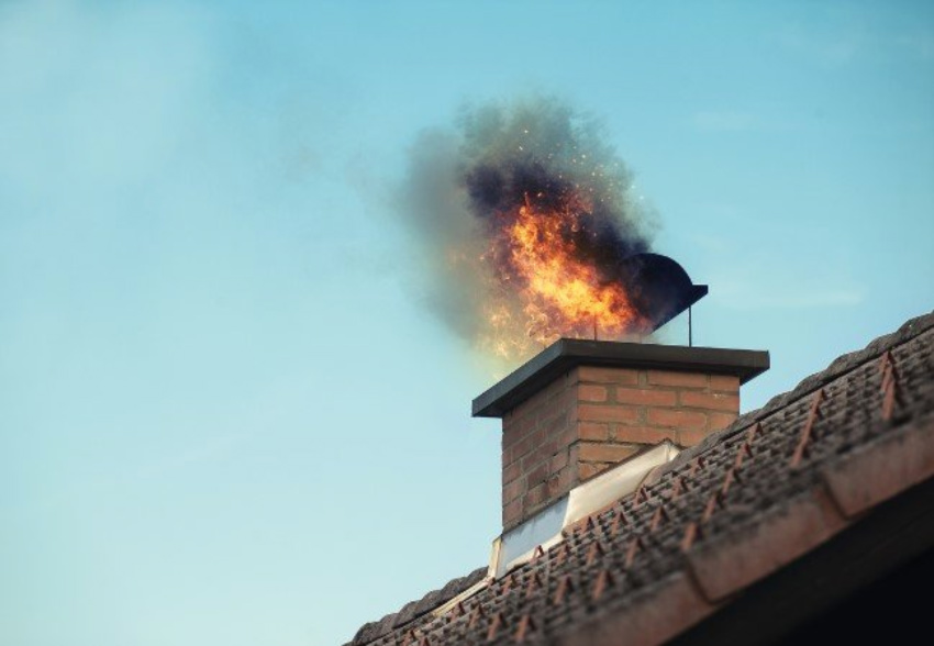 Creosote buildup is one of the main problems of not chimney sweeping regularly. Source: Bob Vila