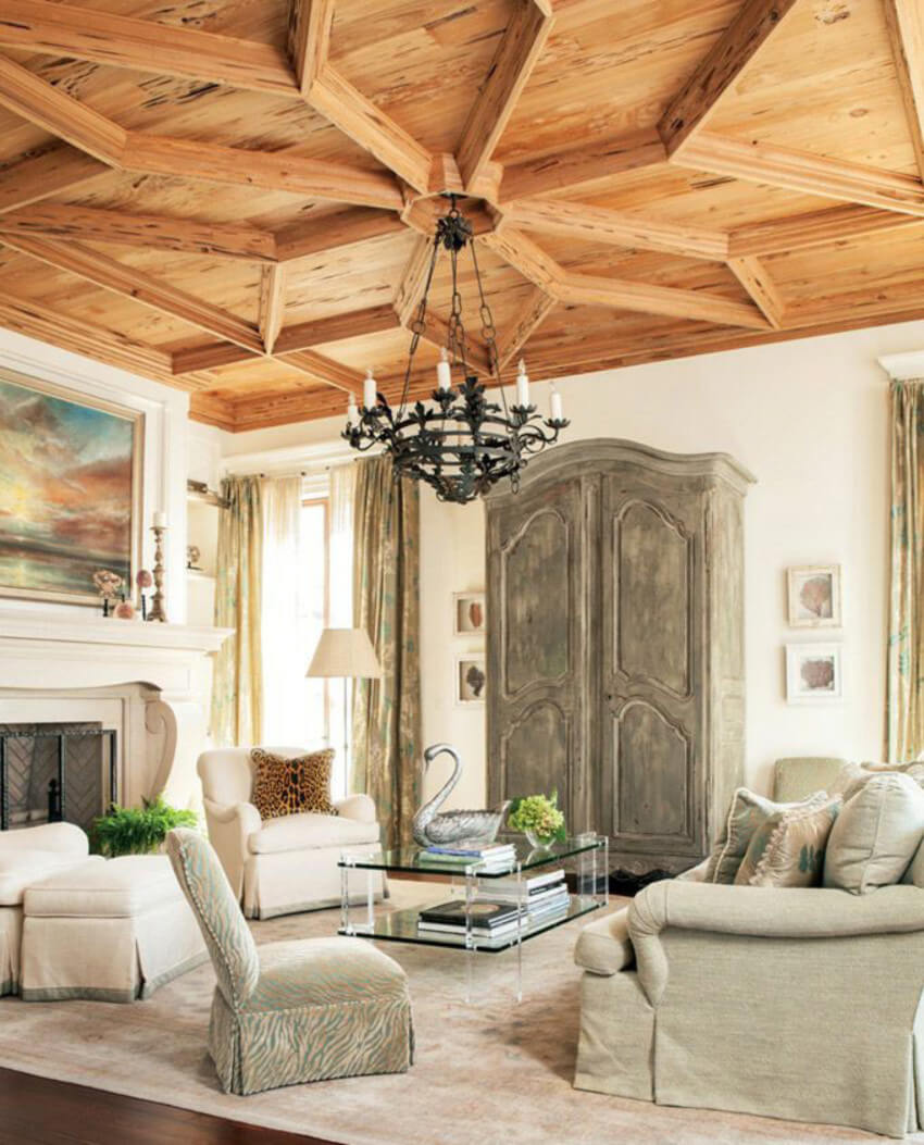 Create a unique home with this type of ceiling