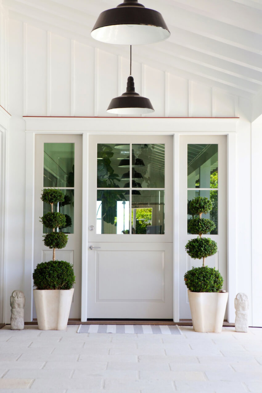 Transom windows are a great complement to dutch doors. Source: Country Living