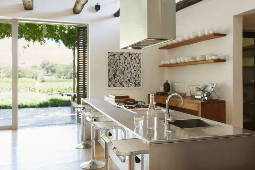 Even a small kitchen can be practical and functional.