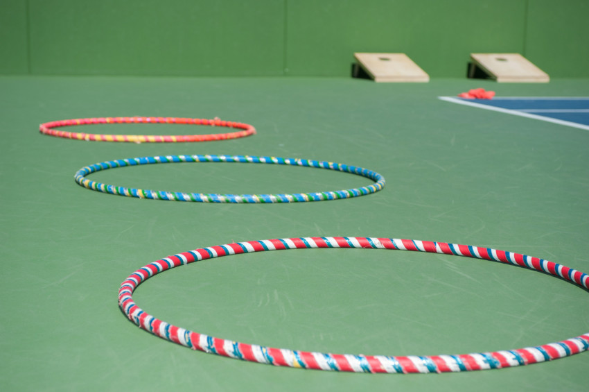 A simple hula hoop game that rewards skill. Source: Good Housekeeping
