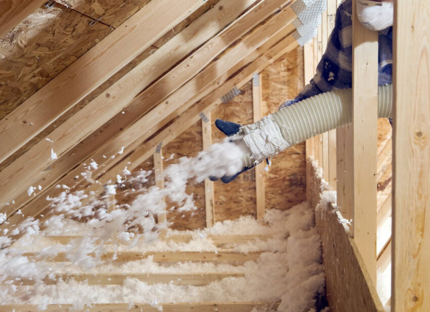 Insulate your home with a professional for better results.