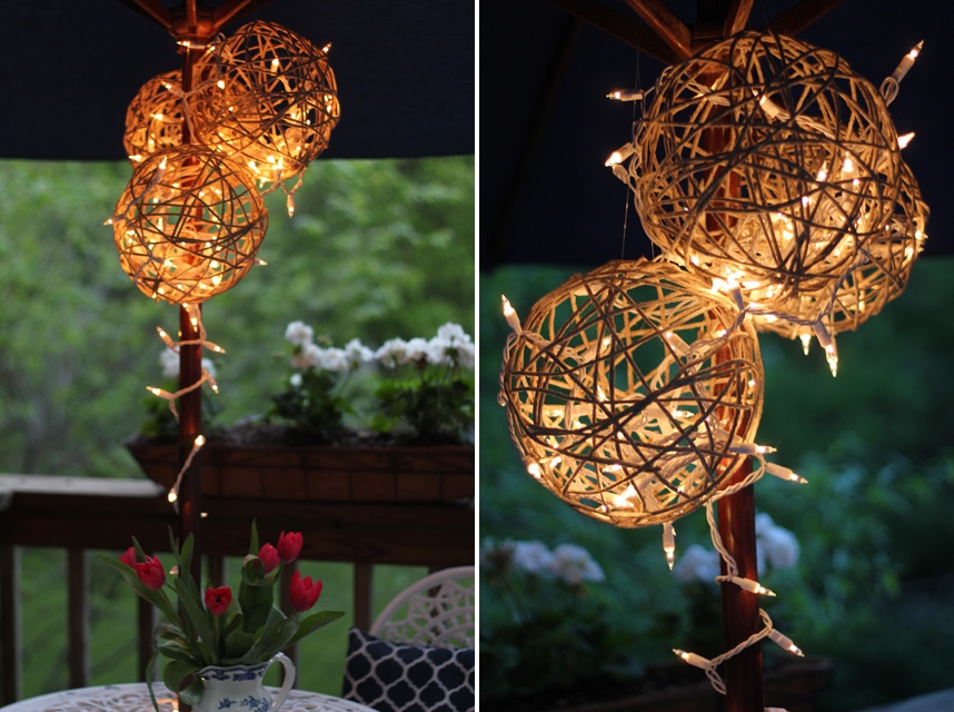 A lantern for your favorite outdoor spot. Source: Splash of Something