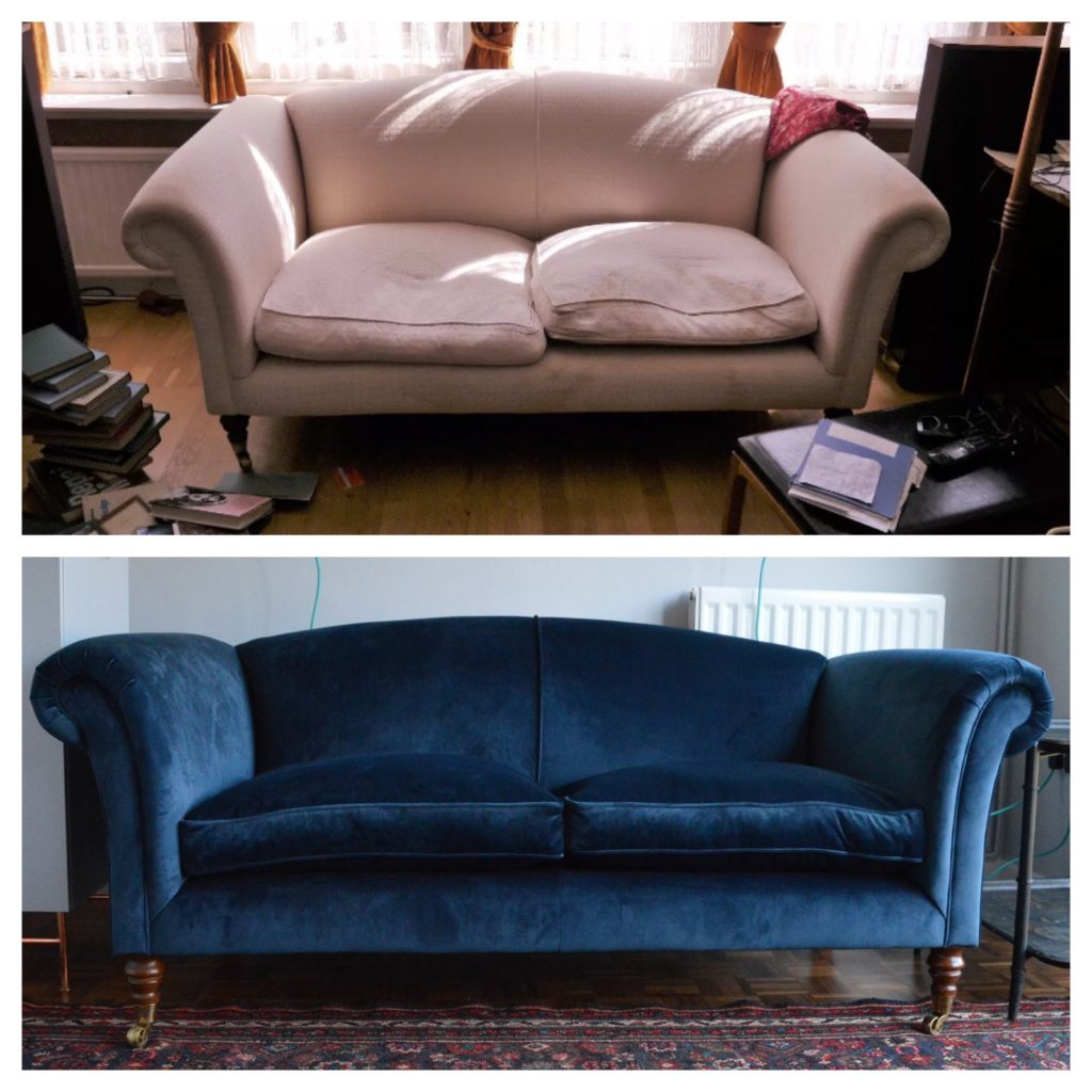 Sofas are comfy and stylish! Source: Homemade Productions