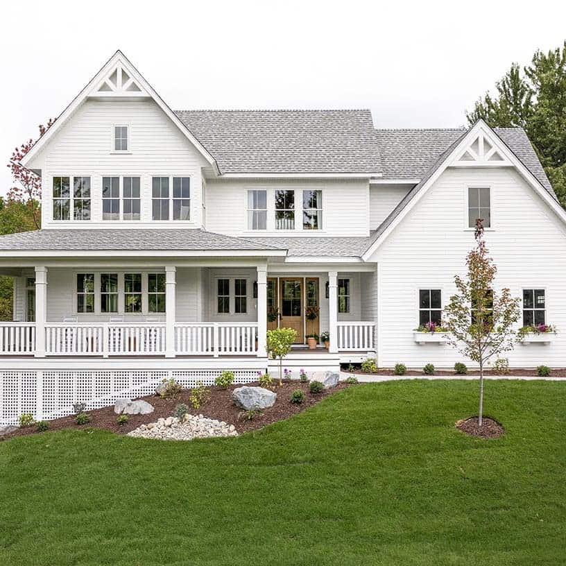 The Farmhouse style is known for function over form. Source: One Kin Design
