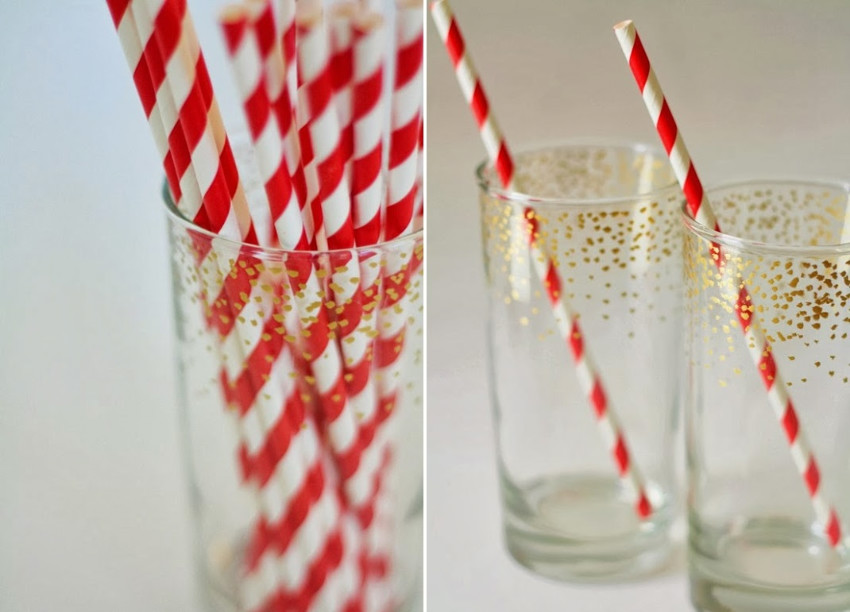 A cute DIY to customize your cups. Source: A Thoughtful Place