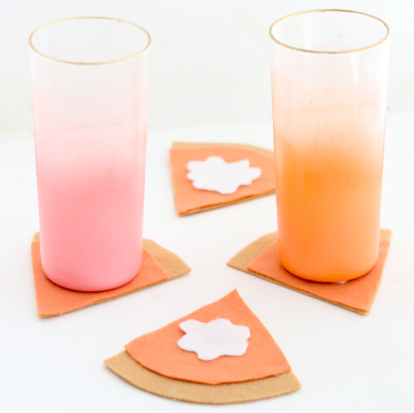 This simple coaster can actually be used by guests! Source: A Kailo Chic Life