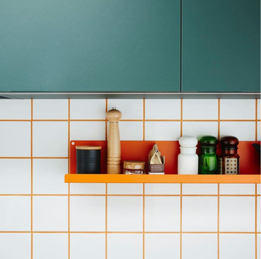 Colorful grout opens up a ton of possibilities! Source: Hunker