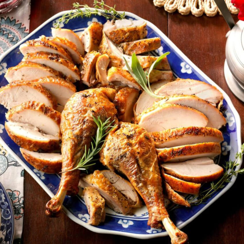 A different way to serve your turkey! Source: Taste of Home