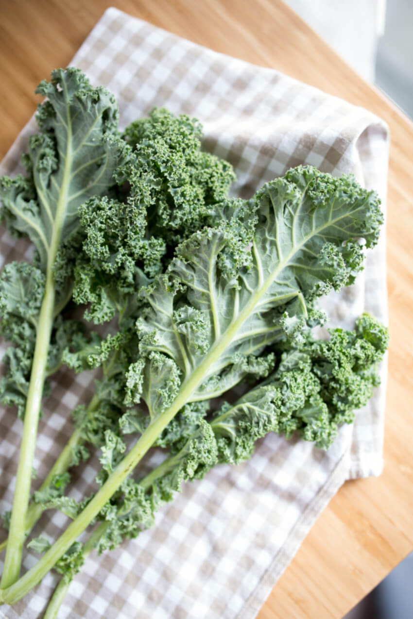 Kale is a must in your freezer.