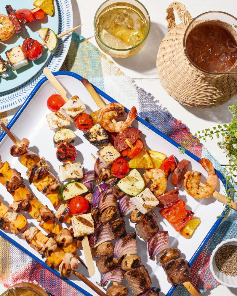 Kebabs are incredibly versatile. Source: Country Living