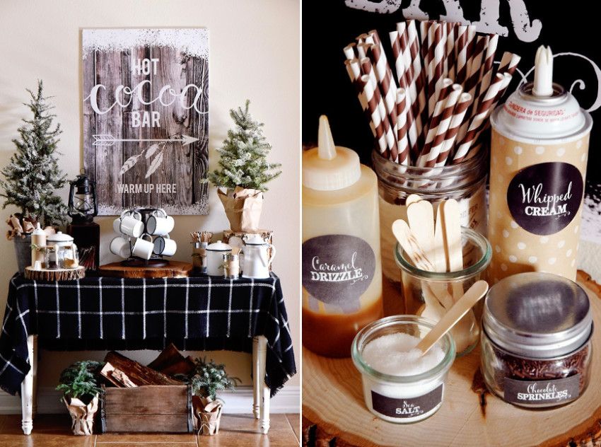 A hot cocoa bar everyone will love. Source: Southbound Bride