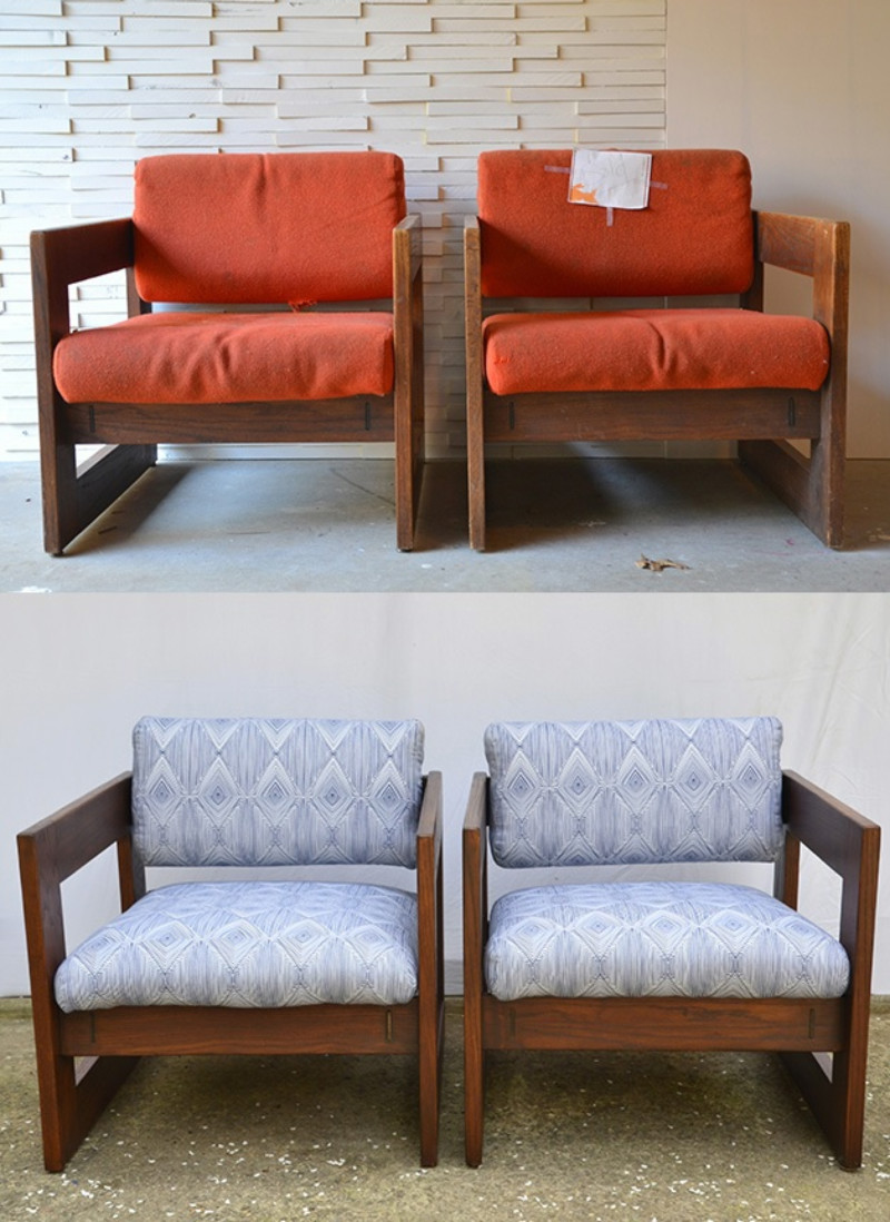 Even simple wooden chairs can become essential furniture pieces. Source: Hearts and Sharts